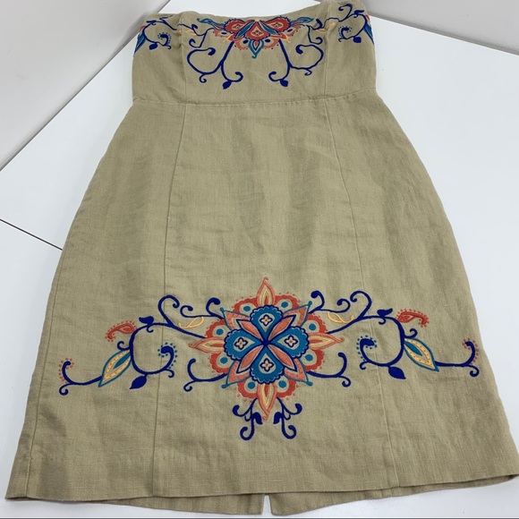 Banana Republic Dresses & Skirts - Banana Republic Linen Embroidered Dress